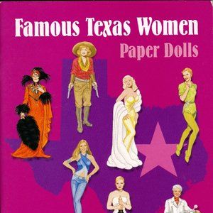 Famous Texas Women paper dolls